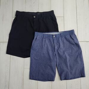 Under Armour Men's size 38 Heatgear Performance Chino Shorts Golf Quick Dry Lot